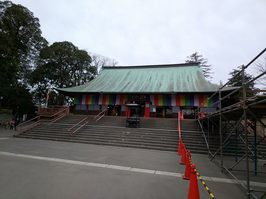 川越を代表する寺社・喜多院の本堂