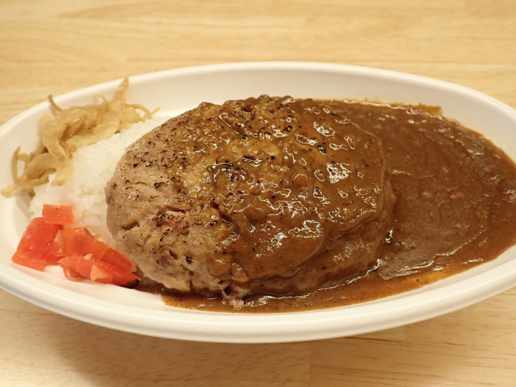 おいしい『バタフライ』の「ハンバーグカレーのお弁当