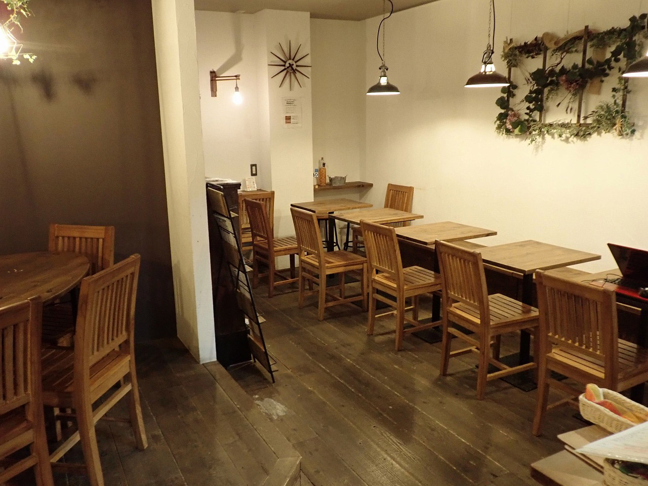 綺麗な『花香楽』のカフェスペース