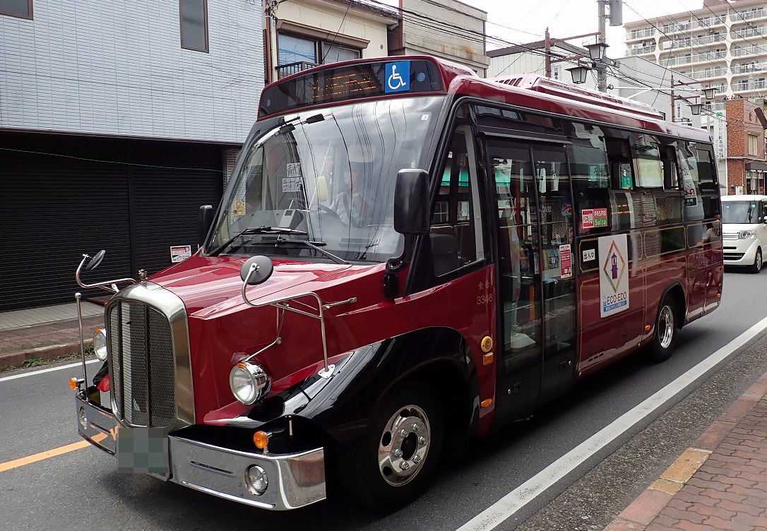 川越市 川越市内をかっこいい巡回バスが走っています 日本初の電気ボンネットバス 号外net 川越市