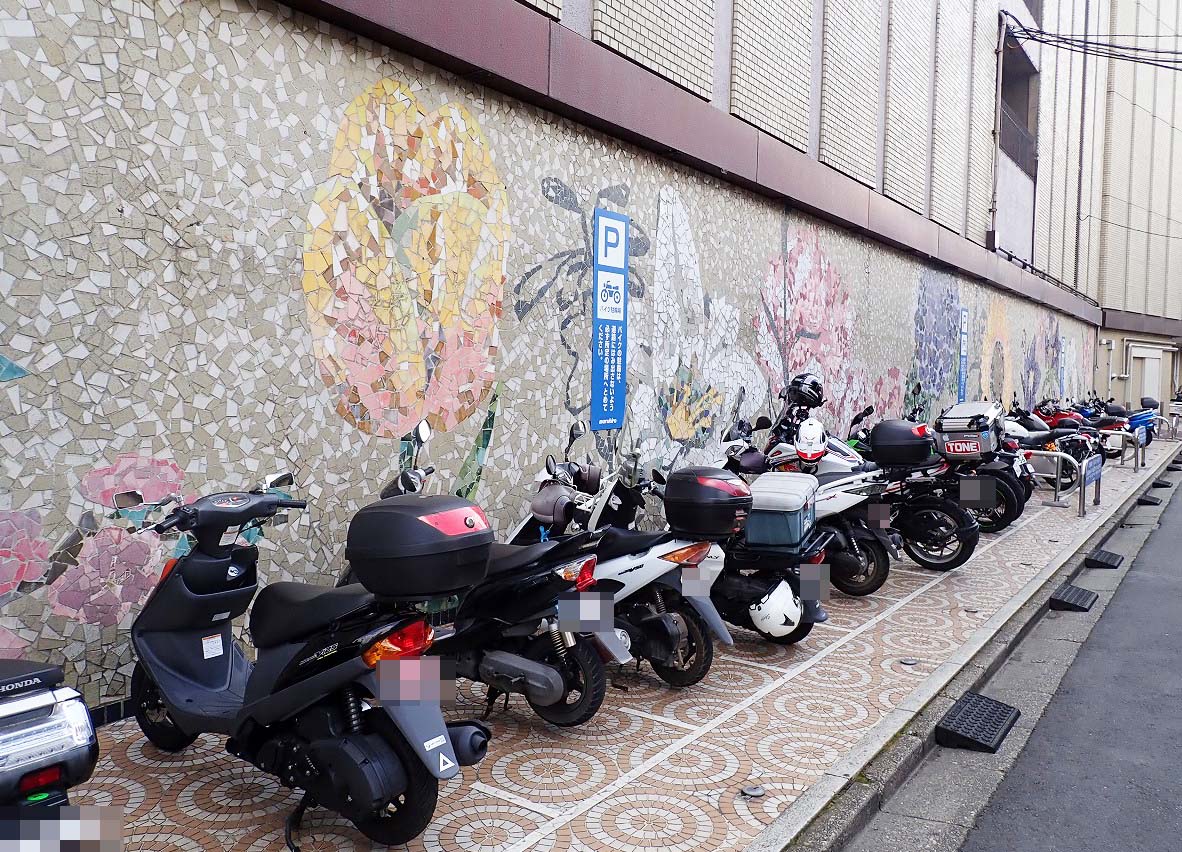 『丸広百貨店・川越店』の新しいバイク置き場
