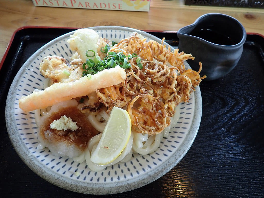 『自家製特粉うどん そのさき』の「肉天ぶっかけ」