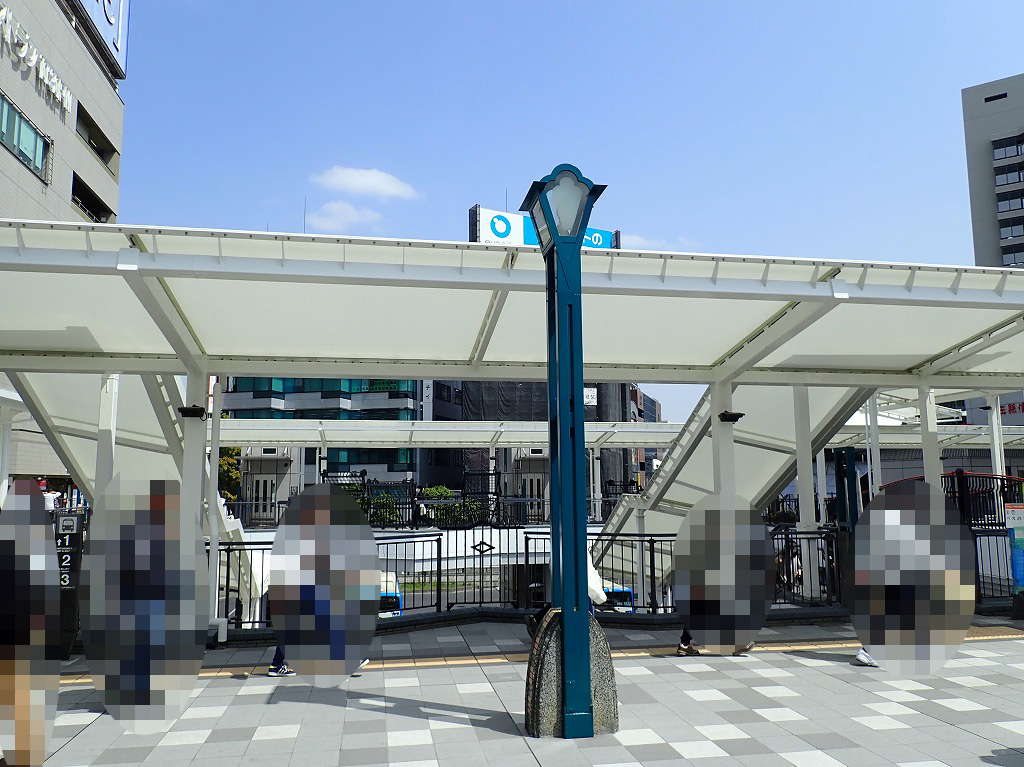 2021年3月に改修事業を終了した川越駅東口駅前広場