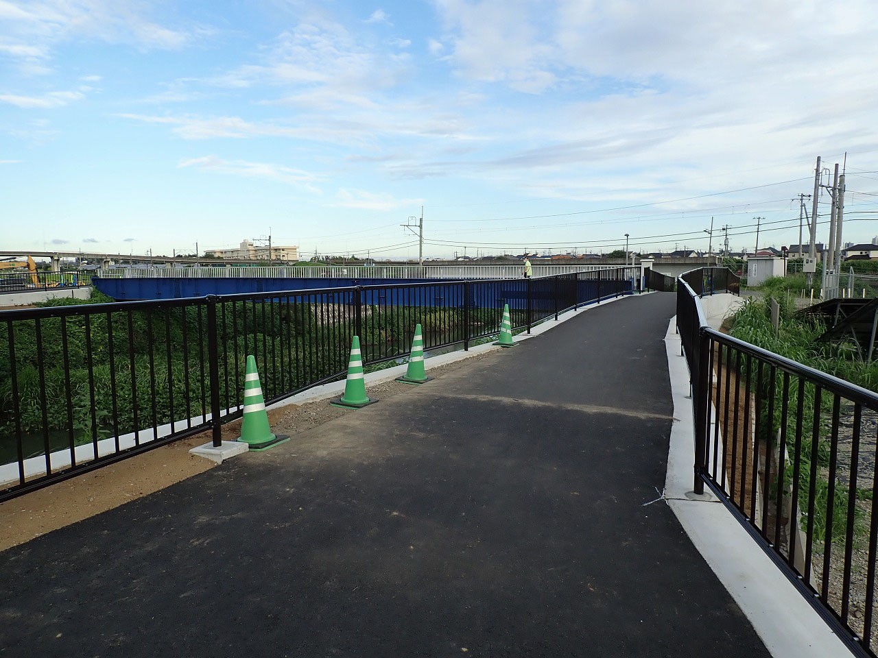 2021年8月に工事が終わった川越の「畳橋」