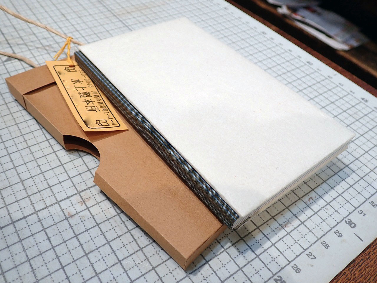 川越の和紙の手製本の『水上製本所』