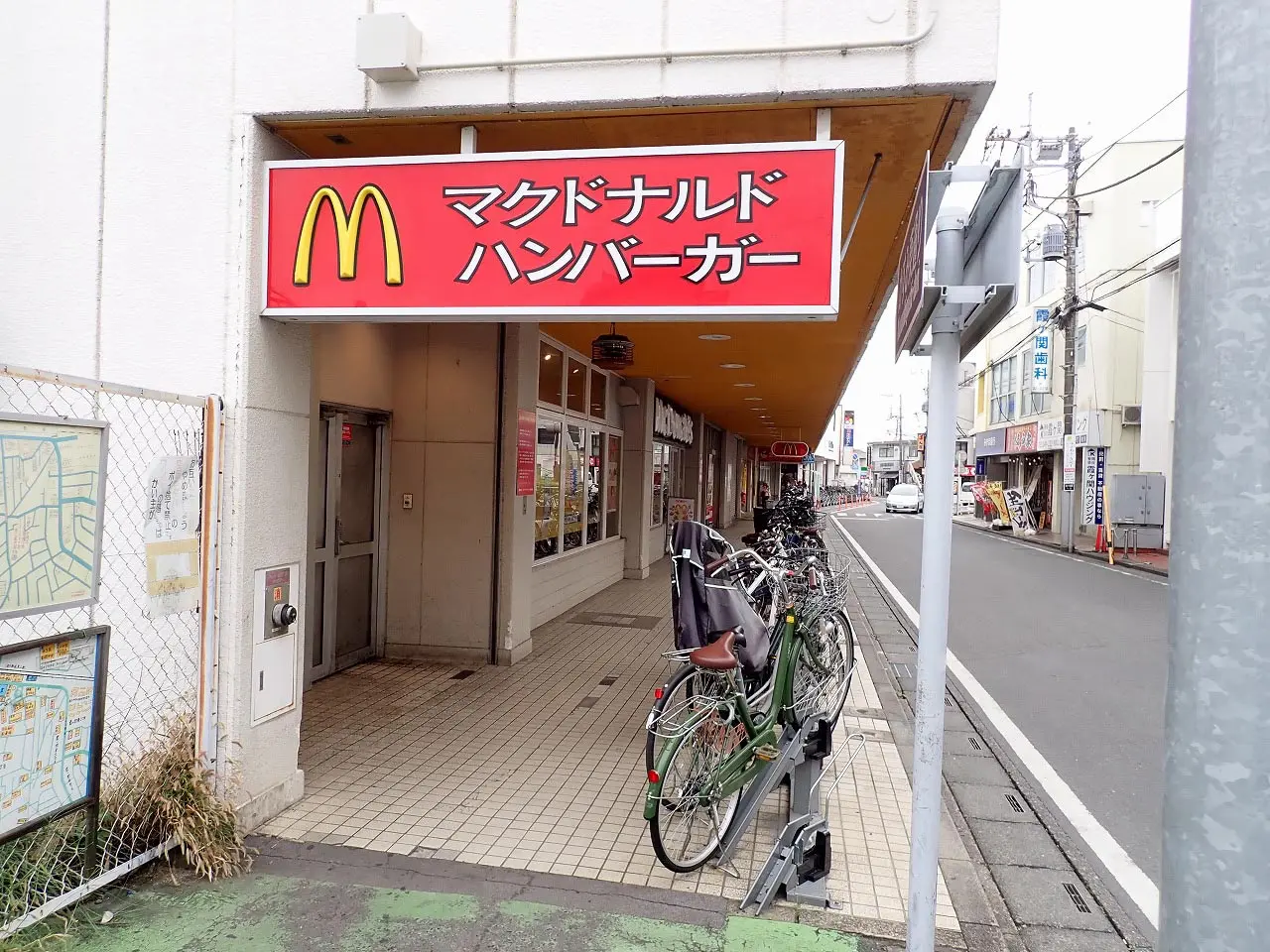 2024年11月に閉店の『マクドナルド 東武霞ヶ関店』