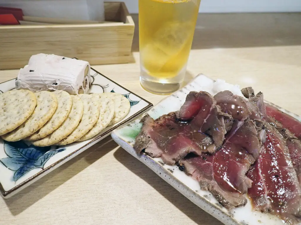 「コーヒー黒豆チーズ クラッカー添え」