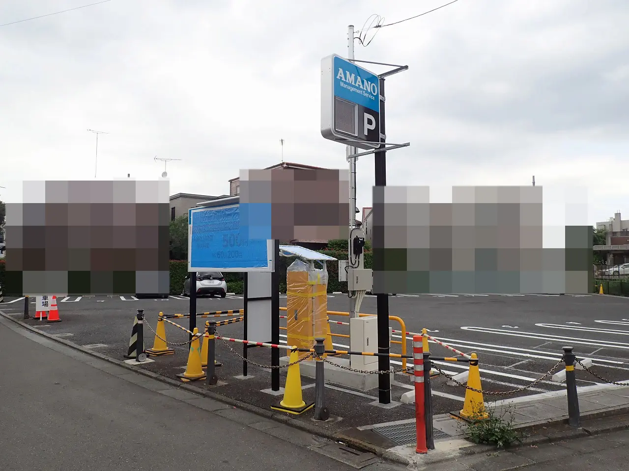 2025年7月にオープンの川越市上下水道局の前のコインパーキング