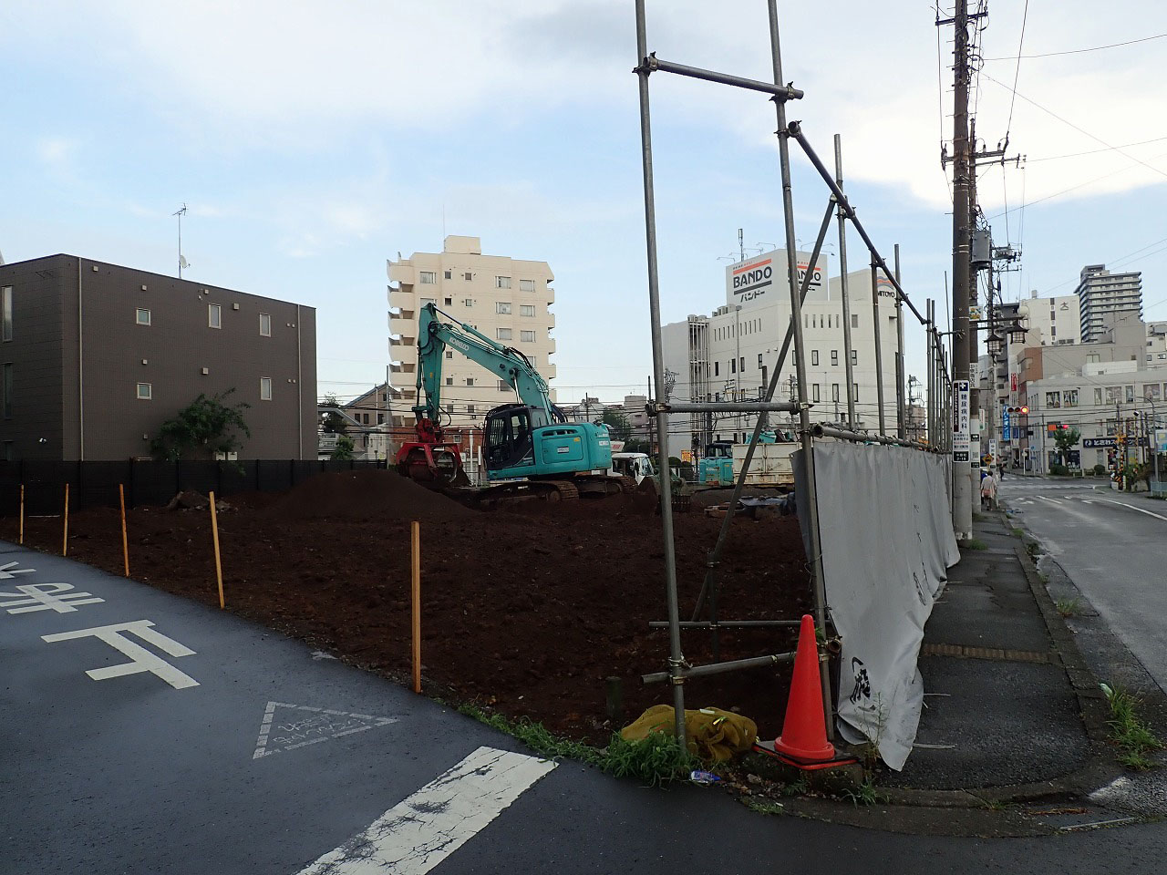 2025年7月に建物が取り壊された川越の跡地