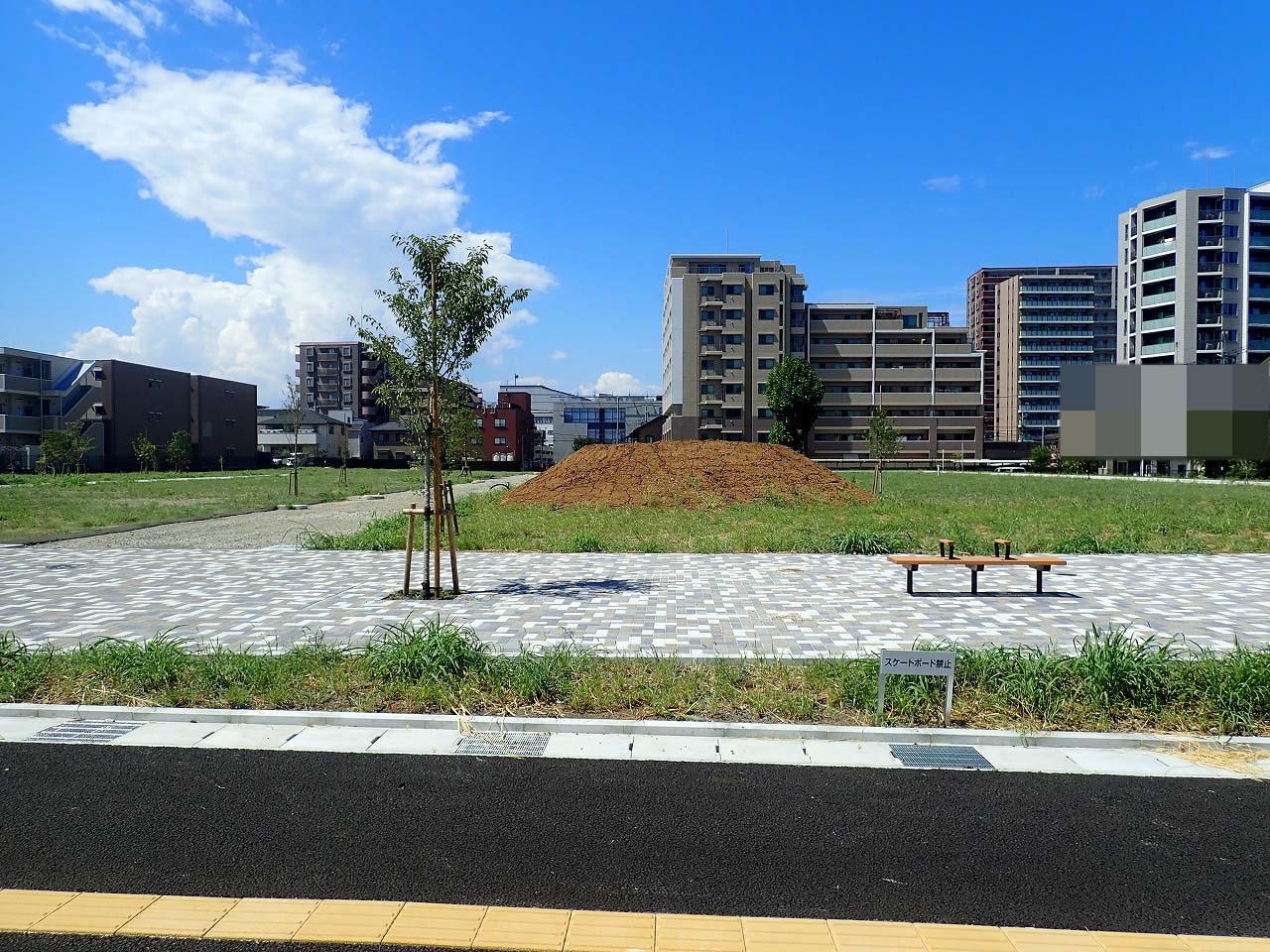 川越駅の西口にオープン予定の大きな公園