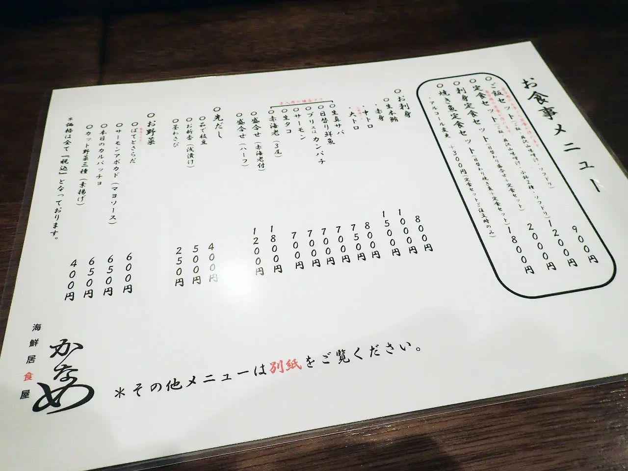 2025年9月にオープンの『海鮮居食屋かなめ』