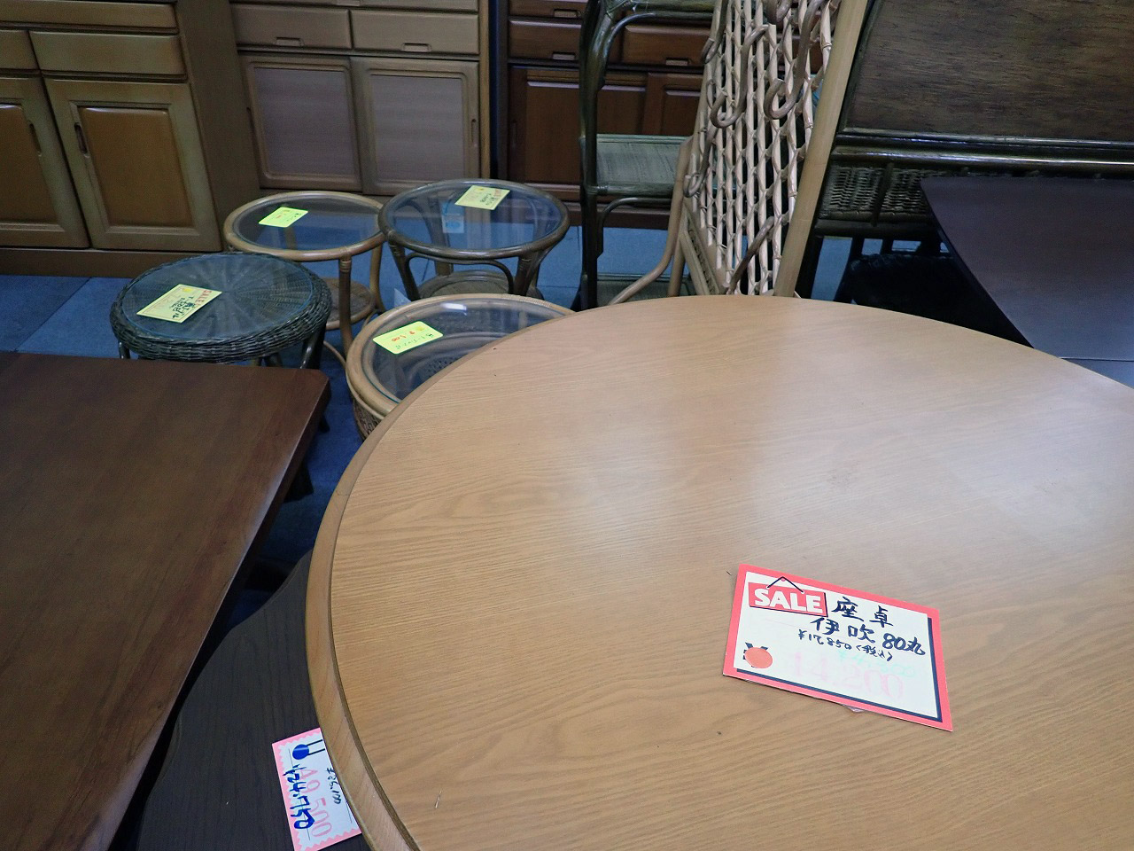 2025年に現品処分セールを実施している川越の「タグチ家具」