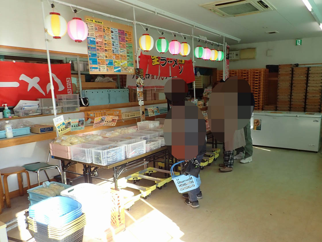 定期的に直売会を実施している川越の製麺所『サッポロめんフーズ』