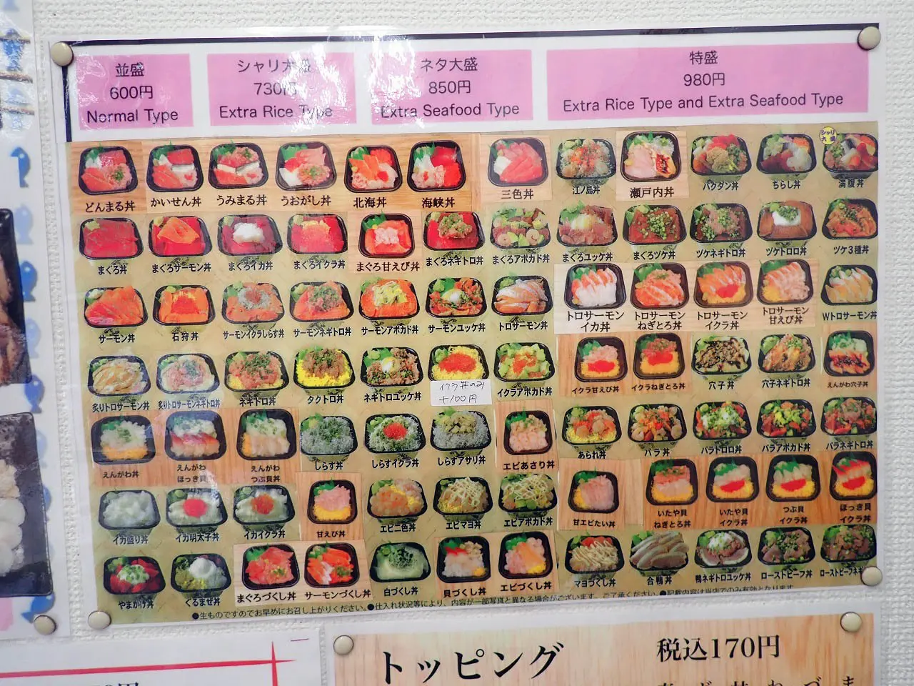 川越の美味しい海鮮丼のお店『黒潮 丼丸 霞ヶ関店』