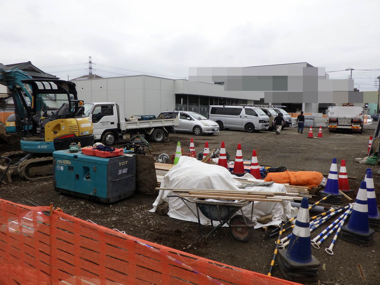 2026年10月に工事が進められている川越の新築工事の現場